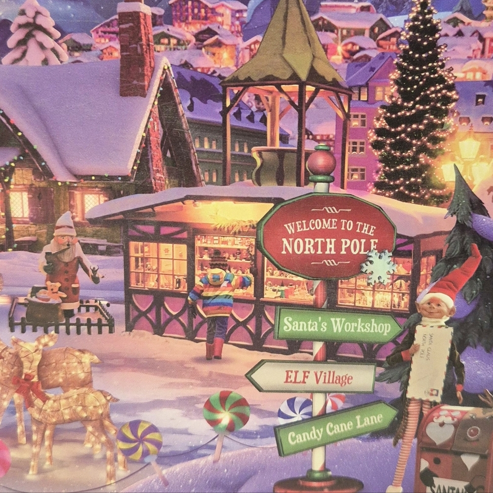 Christmas Wooden 1000 Pieces Puzzle - Picture 3 of 6